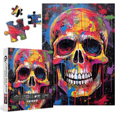 Colorido calavera rompecabezas rompecabezas 1000 piezas